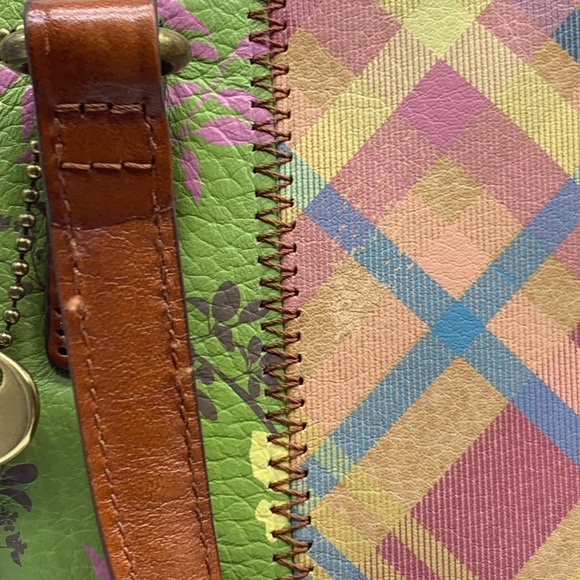 FOSSIL 75082 Key 1954 patchwork leather crossbody - Picture 6 of 16